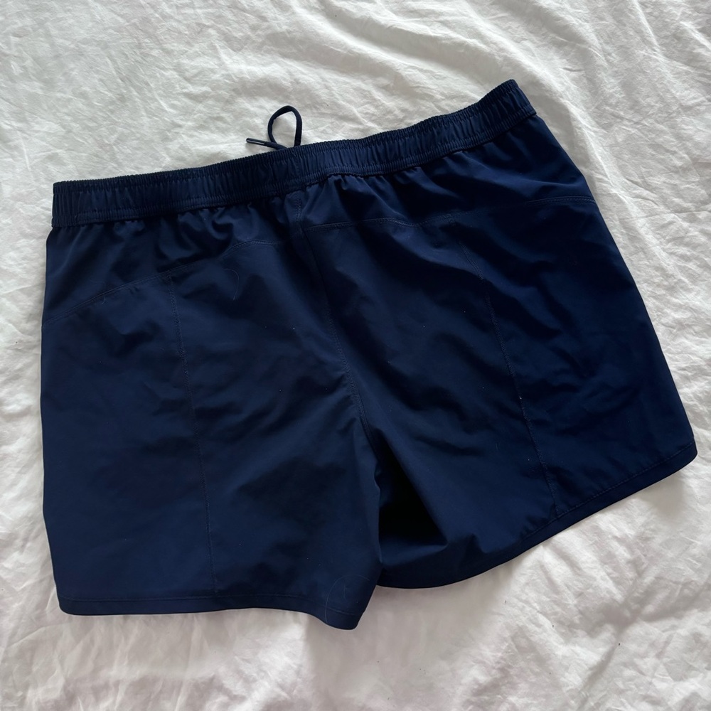 LANDS END Women's Navy 5" Swim Shorts Size 12